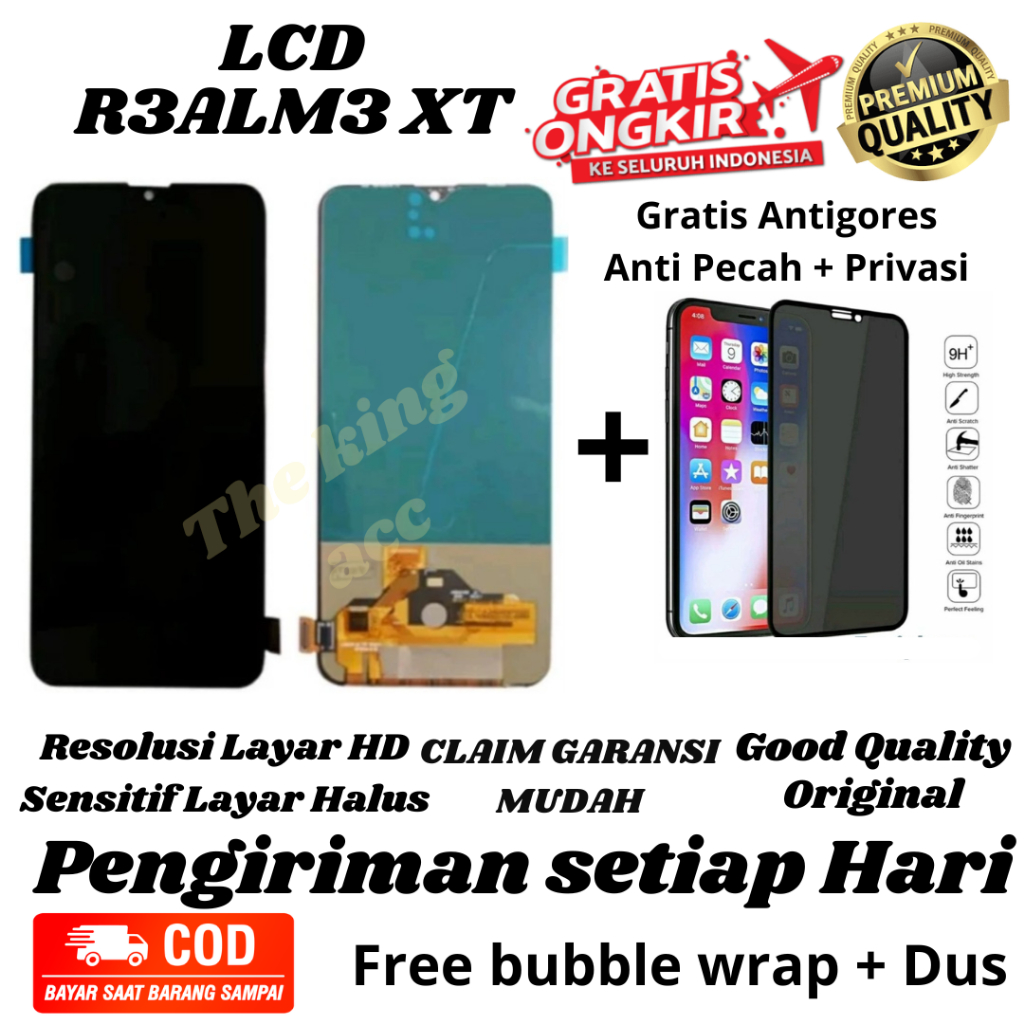 Lcd Touchscreen Realme XT Full Set / Lcd Realme xt Original Full Set