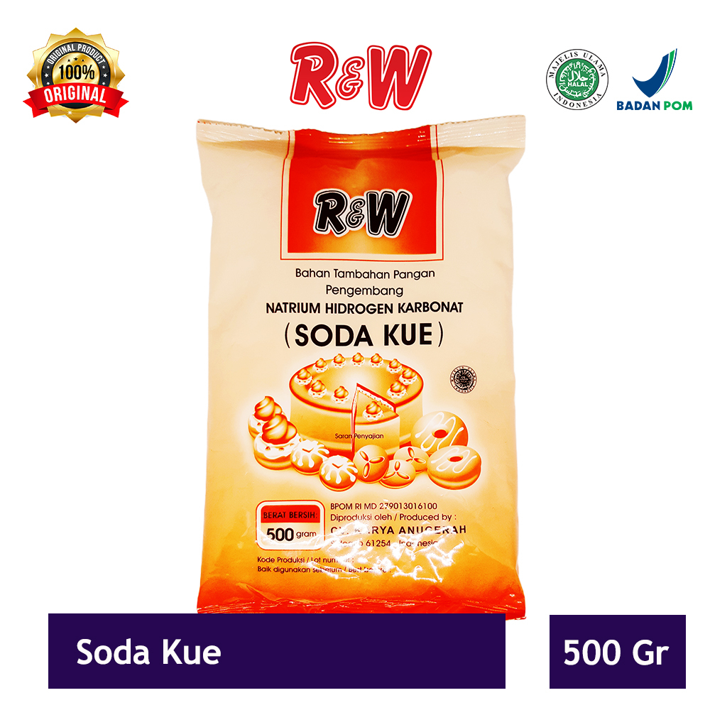 

Soda Kue Orange R&W RW isi 500 grm