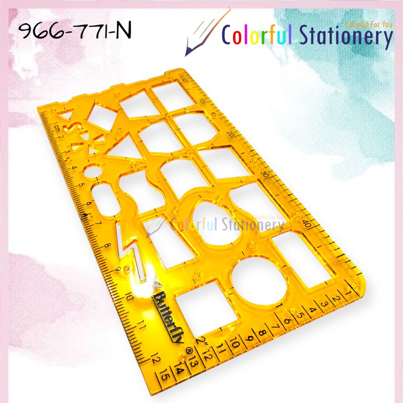 

Penggaris / Mistar / Cetakan Butterfly BT-966-771-N
