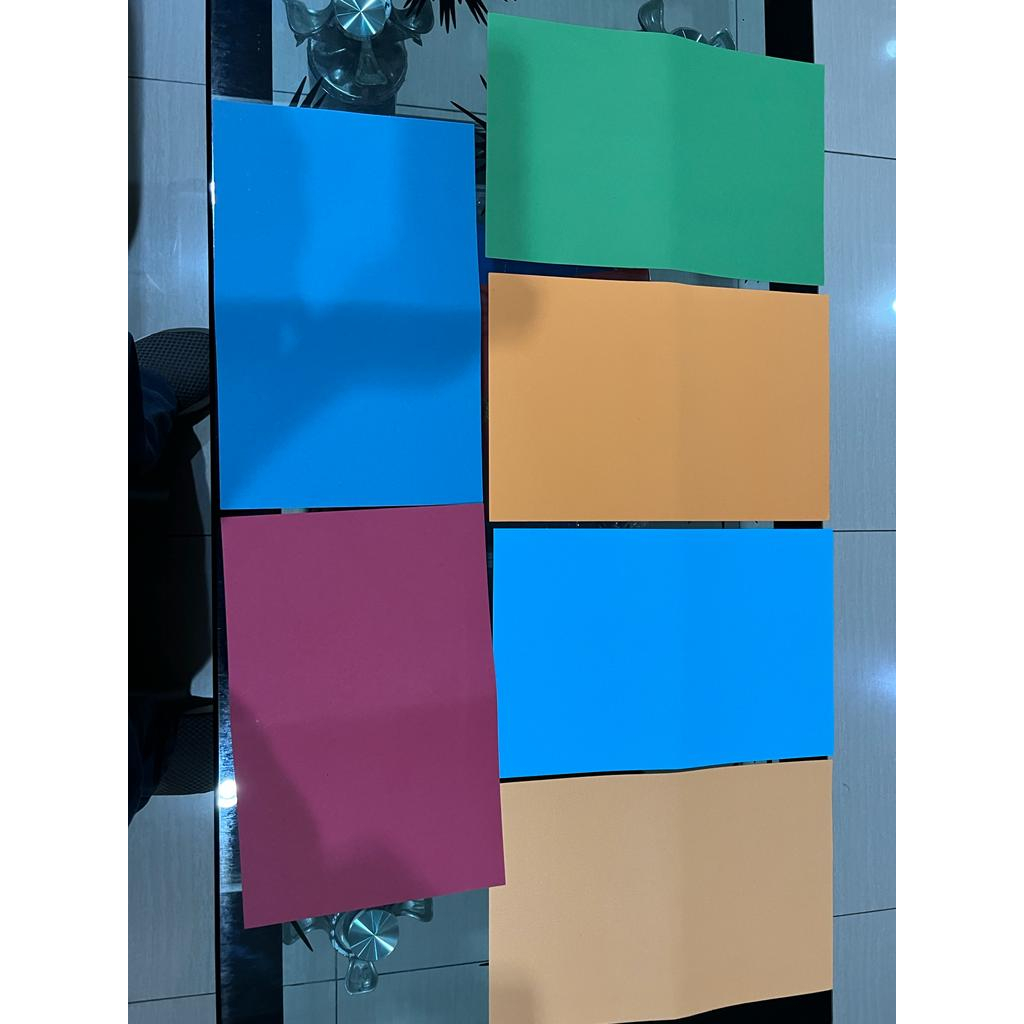 

HJK Kertas Karton Manila Warna Linen per roll 10 Lembar