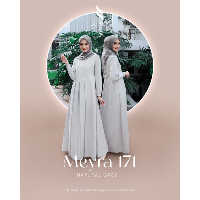 GAMIS WANITA TERBARU SEPLY MEYRA 171 NATURAL GREY ORIGINAL SEPLY