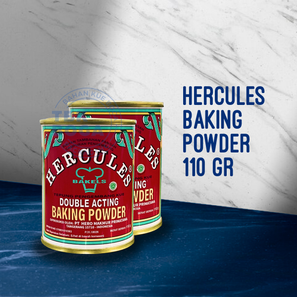 

Hercules Baking Powder ( 110 gr ) Bakels Double Acting Natrium Bikarbonat