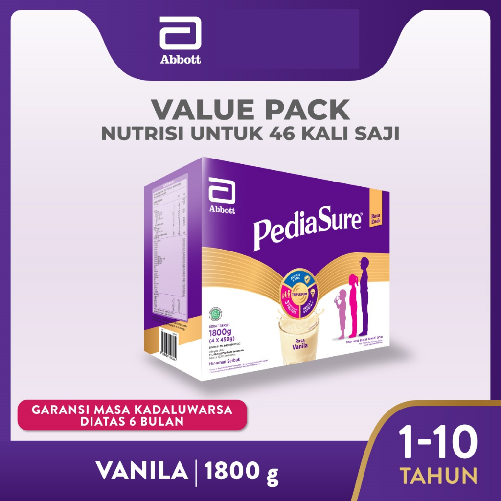 

PEDIASURE 1800gr VANILA