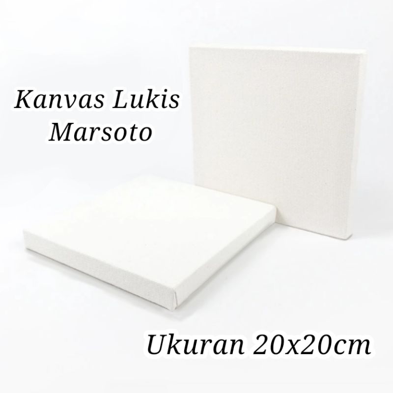 

Kanvas Lukis Marsoto 20x20cm - WHITE CANVAS - STRETCHED CANVAS - HIGH QUALITY
