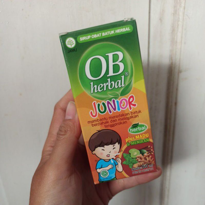 OBH Herbal Junior sirup plus madu 60 ml Obat Batuk berdahak anak