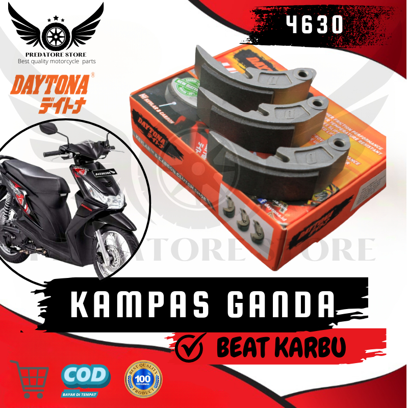 Kampas Ganda BEAT KARBU Racing Daytona Original