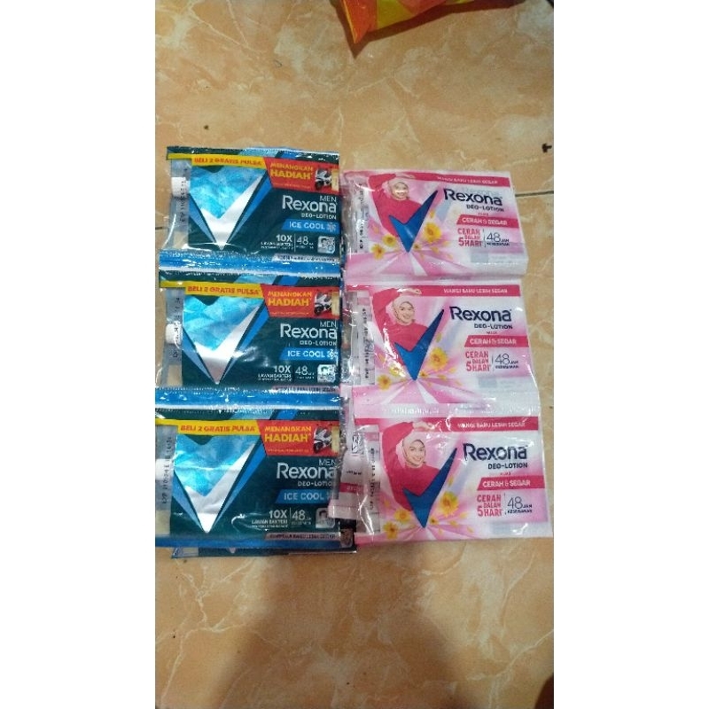 rexona deodorant sachet
