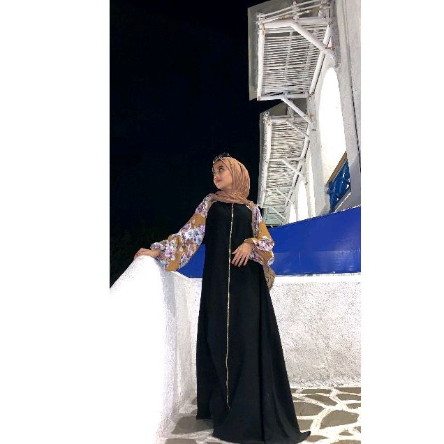 ABAYA AMBRELLA MOTIF BUNGA