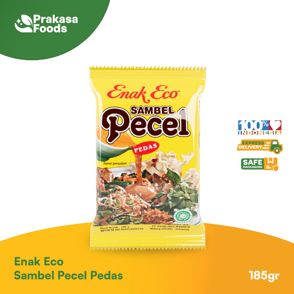 

Enak Eco Bumbu Pecel Pedas 185gr
