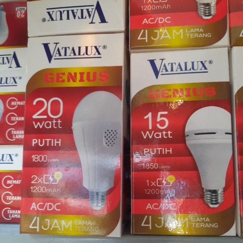 VATALUX LAMPU EMERGENCY 15W DAN 20W PUTIH lampu magic