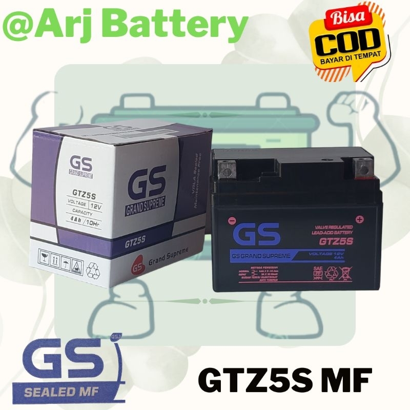 Aki Motor Shogun Sp125, Spin, Skywave, Skydrive, GTZ5S MF Aki Kering