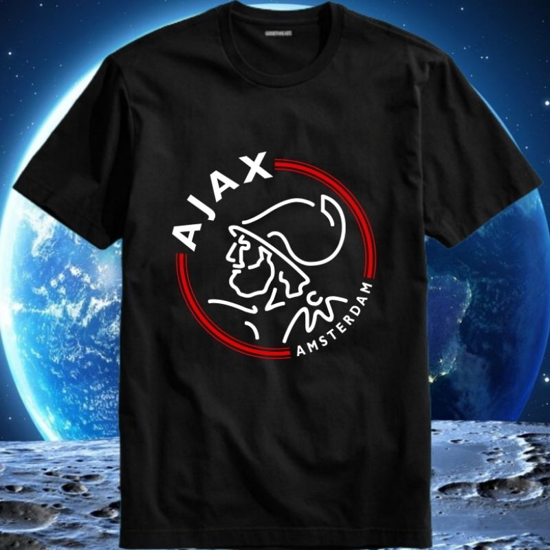 Baju Kaos Tshirt T Shirt Pria Laki Cowok Cewek Perempuan Unisex Ajax Amsterdam