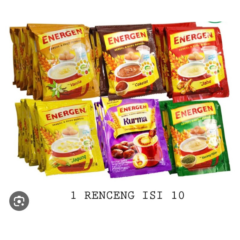 

Energen minuman sereal isi 10