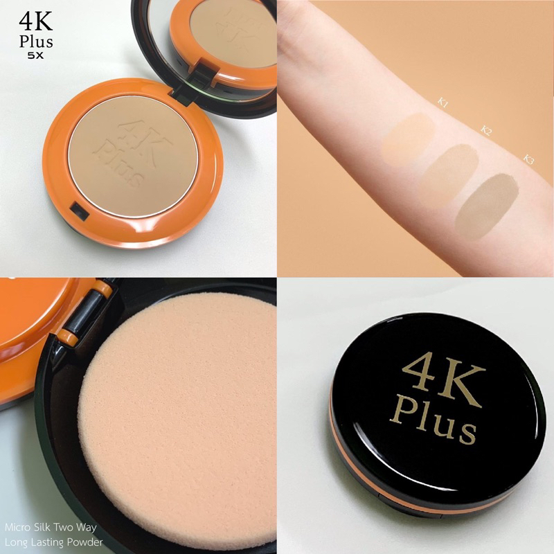 4K PLUS POWDER Micro Silk Two Way Long Lasting  SPF 30 PA++ Vitamin E