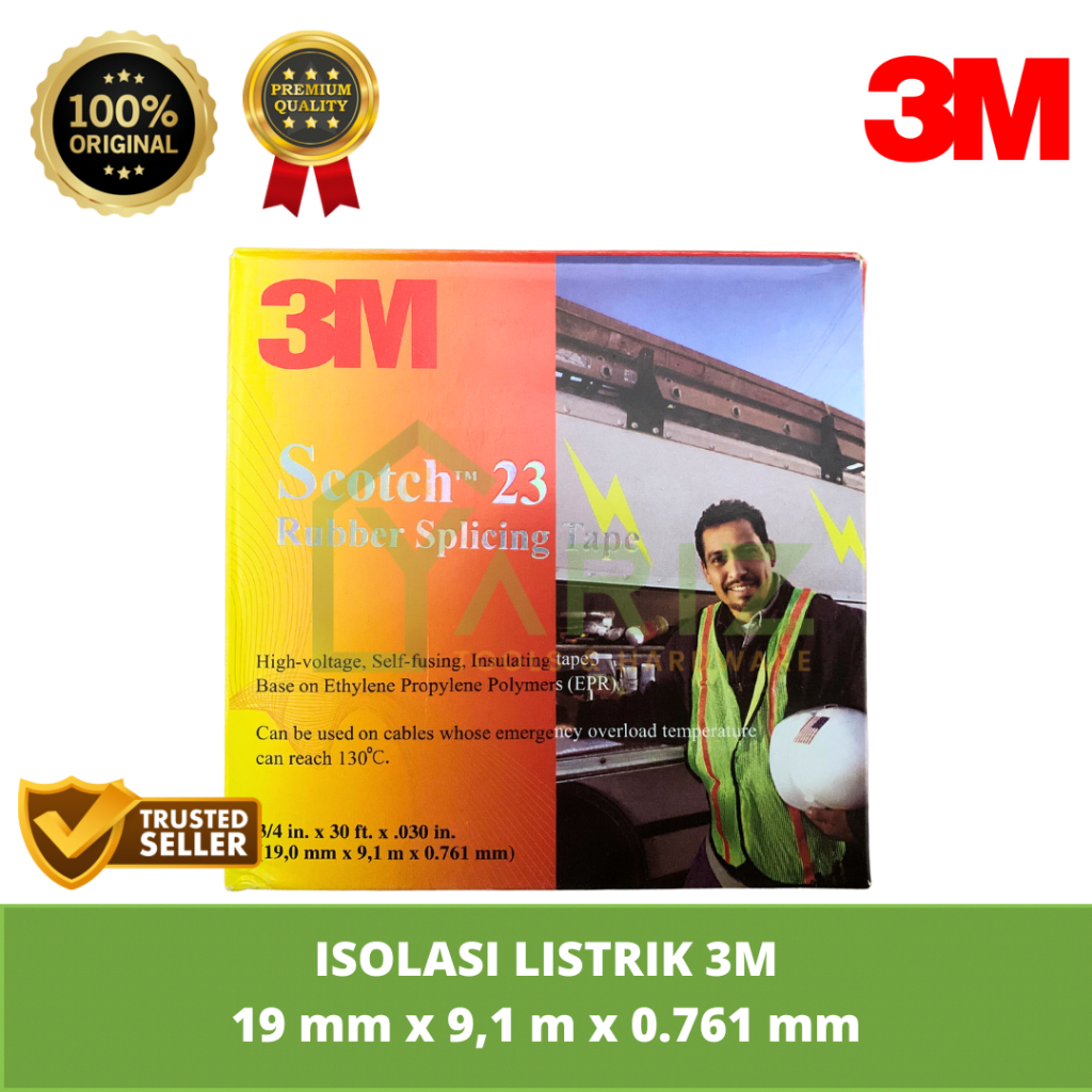 ISOLASI LISTRIK 3M SCOTCH 23