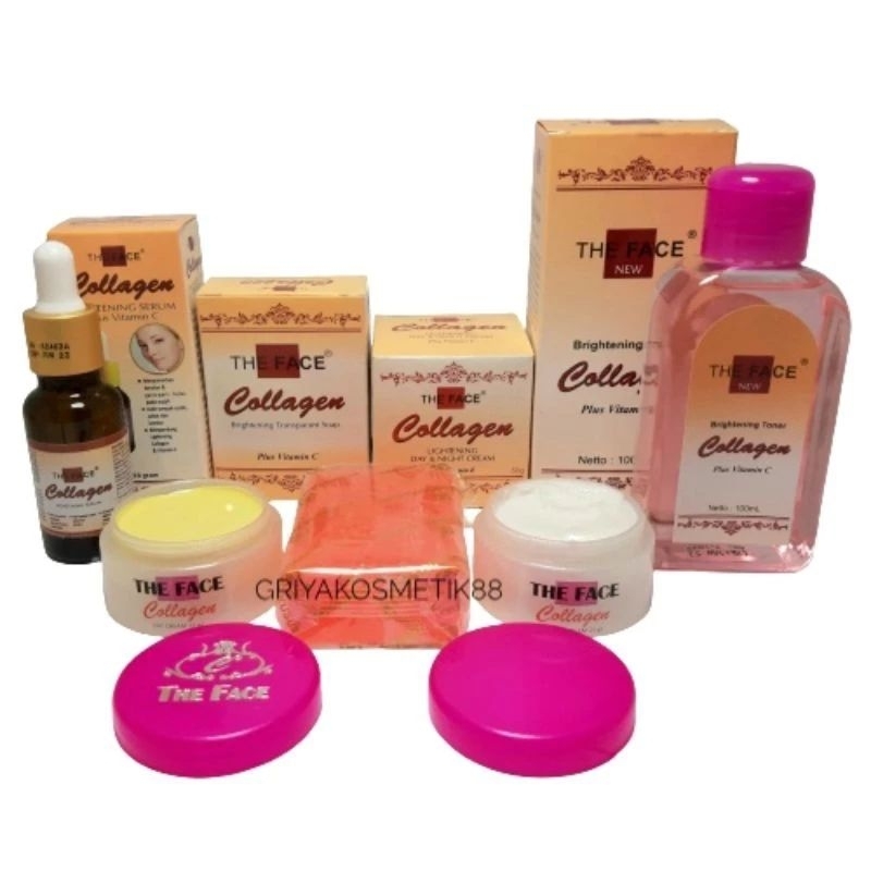 PAKET COLLAGEN ORIGINAL 5in1 [Cream,sabun,serum & toner]-5in1 [PAKET BPOM]