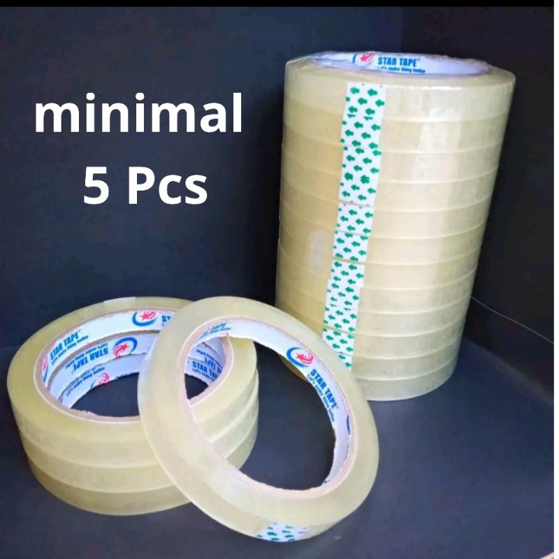 

Isolasi SHR STAR / SEVENSTAR 0,5 inch / 12mm x 72 yard (jaminan Lengketnya)