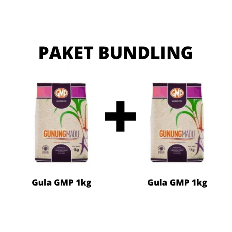 

PAKET HEMAT GULA GMP 1KG x 2pcs TOTAL 2KG