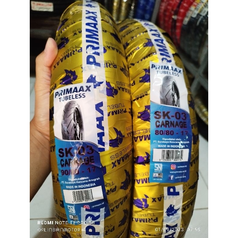 Ban Set Primax Sk03 Jupiter MX Old/Ban Set SK03 Satria Fu/Ban Donat TUBLES SK03 Sonic