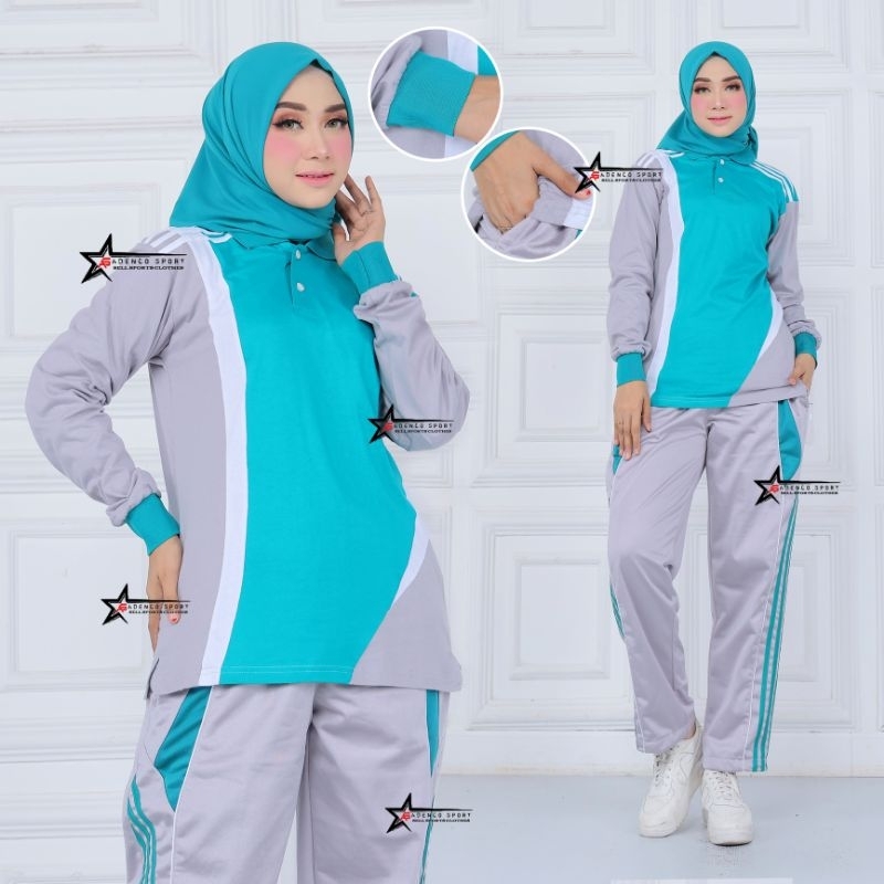 Setelan baju Olahraga Wanita // setelan baju training olahraga