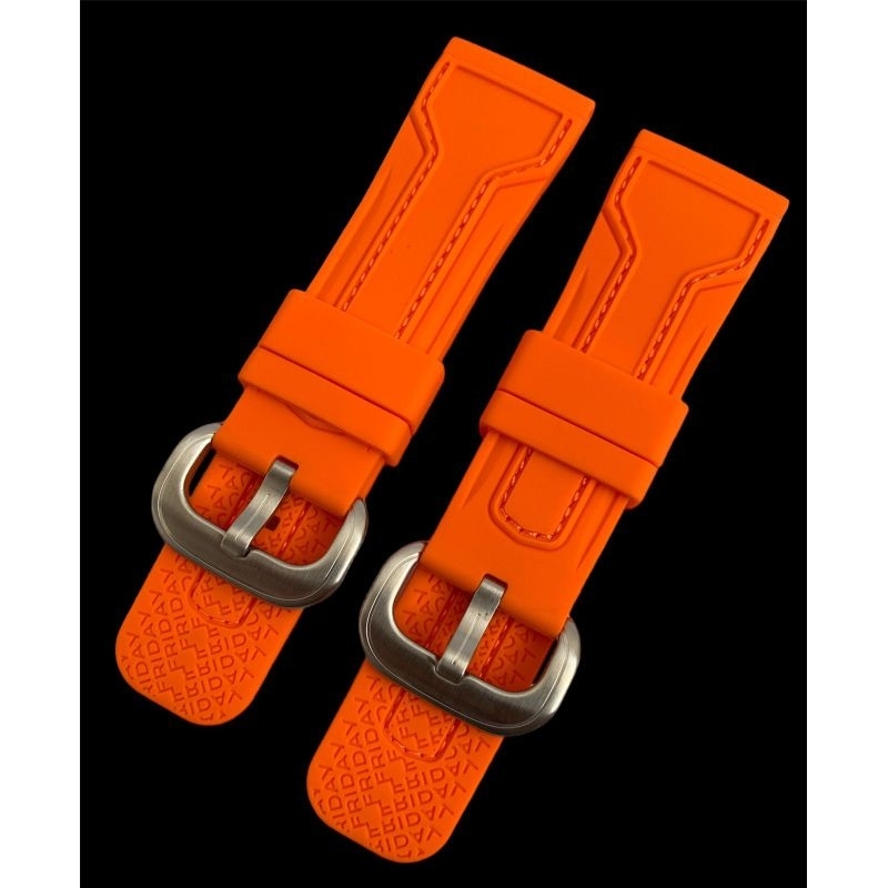 Strap Tali Jam Tangan Silicon Sevenfriday Oren 28MM limited