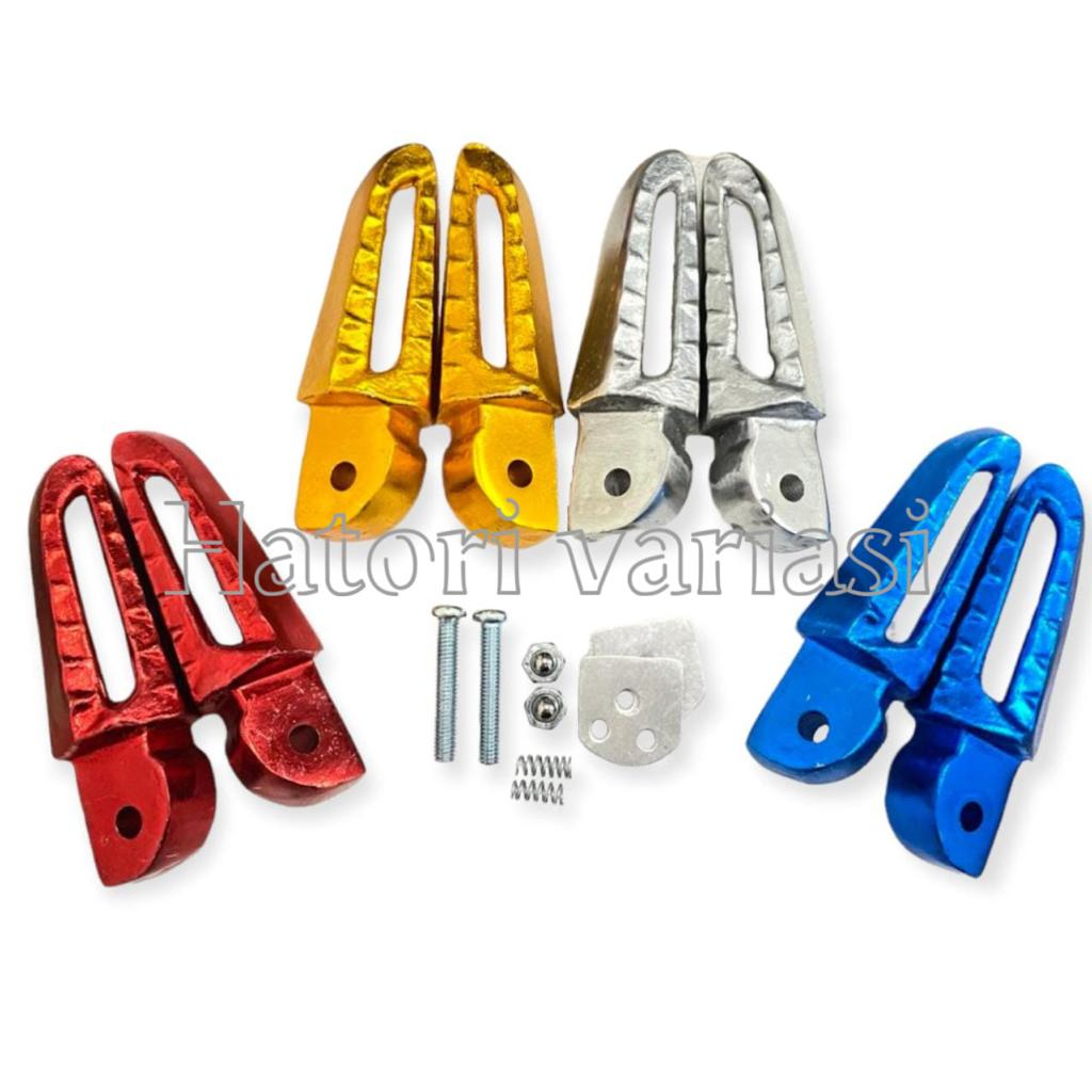 ( HARGA TERMURAH ) Footstep Step Pijakan Kaki Belakang Variasi CNC Motor Honda Beat Vario Scoopy Spa