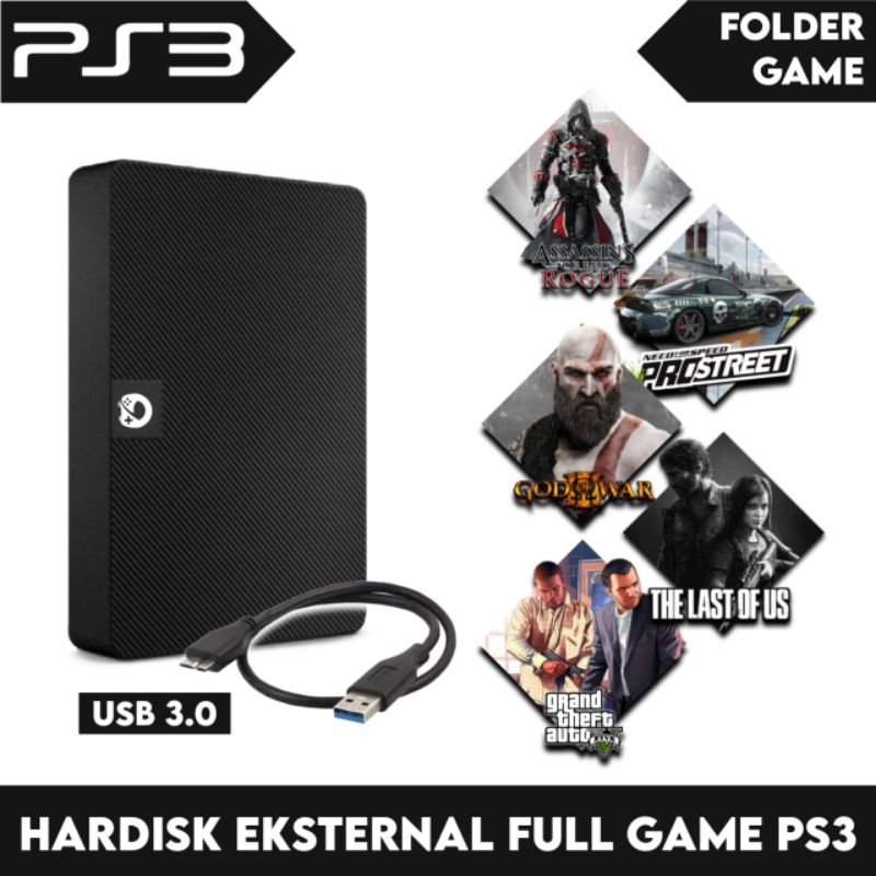 Hardisk Eksternal PS3 FULL GAME 500GB CFW/HFW/HEN