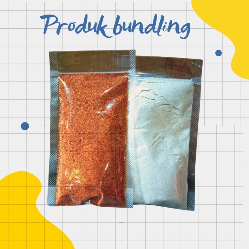

produk bundling cabe bubuk & bumbu atom/bumbu tabur