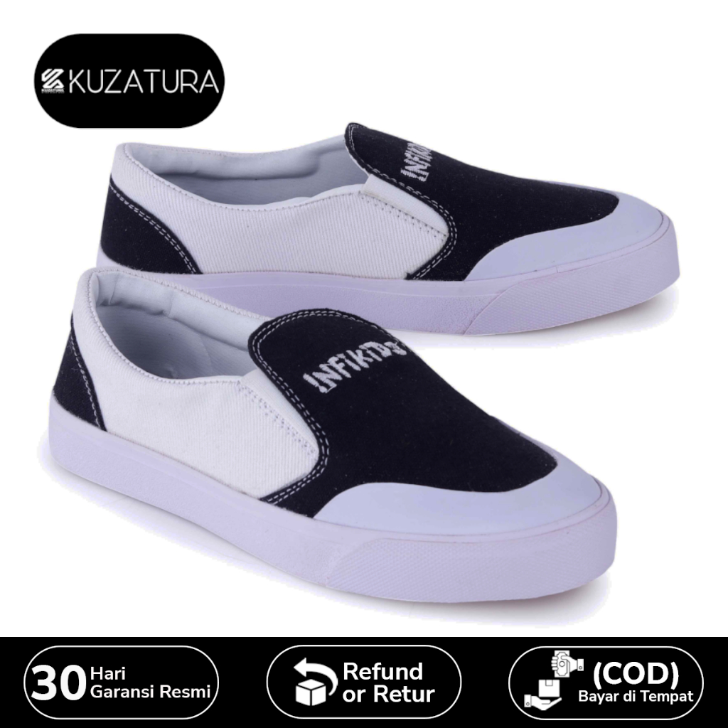 Flatshoes Flat Shoes Sepatu Slip On Slipon Selop Slop Anak Kids Casual Kasual Santai Original Karet 