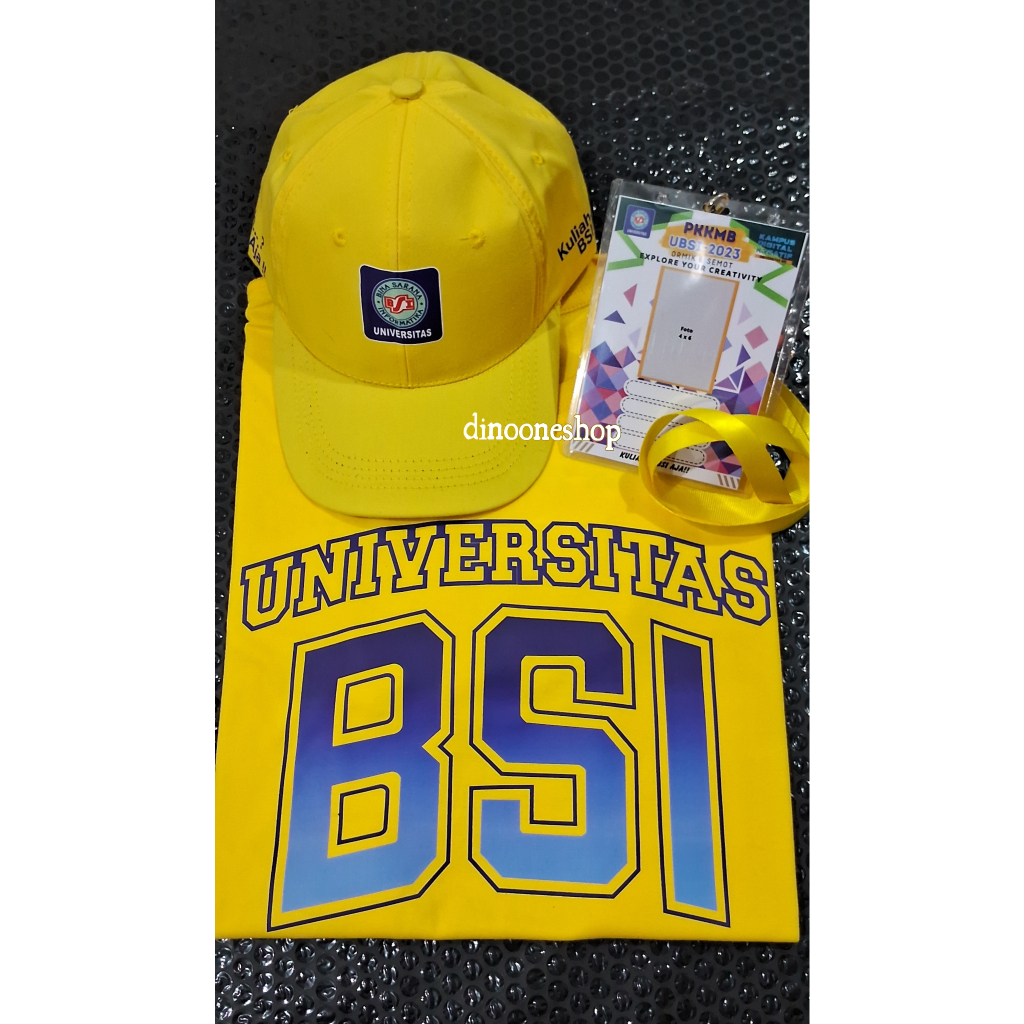Paket Lengkap Free Name Tag Kaos Panjang dan Topi Official BSI Ormik dan Semot BSI Periode September