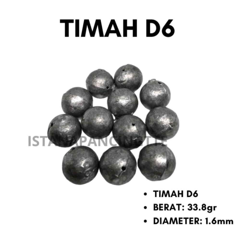 TIMAH D6 JUAL PER KG TIMAH PEMBERAT PANCING