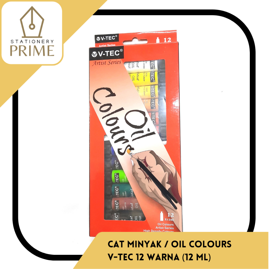 

Cat Minyak V-Tec / Oil Colour VTEC 12 Warna VT-1386/O (12 ml)
