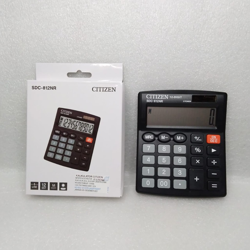 

KALKULATOR CITIZEN SDC-812NR