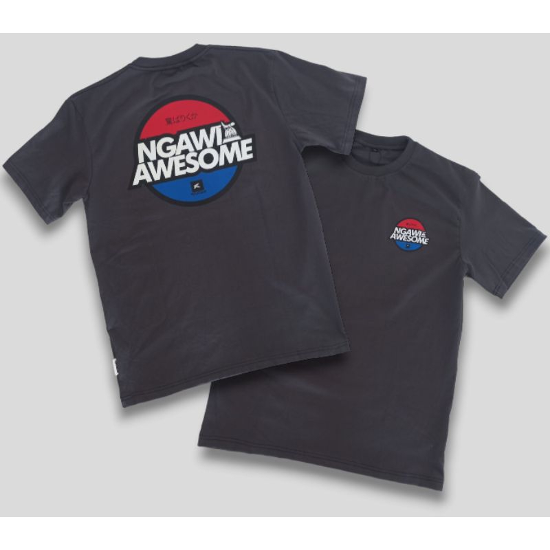 Ngawi awesome grey - kaos ngawi - realngawi