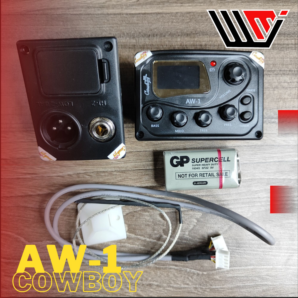 Equalizer preamp gitar cowboy aw-1