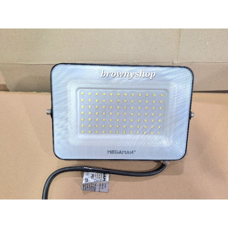 Lampu sorot Floodlight Megaman 50W Slim 6500K ZDL3014