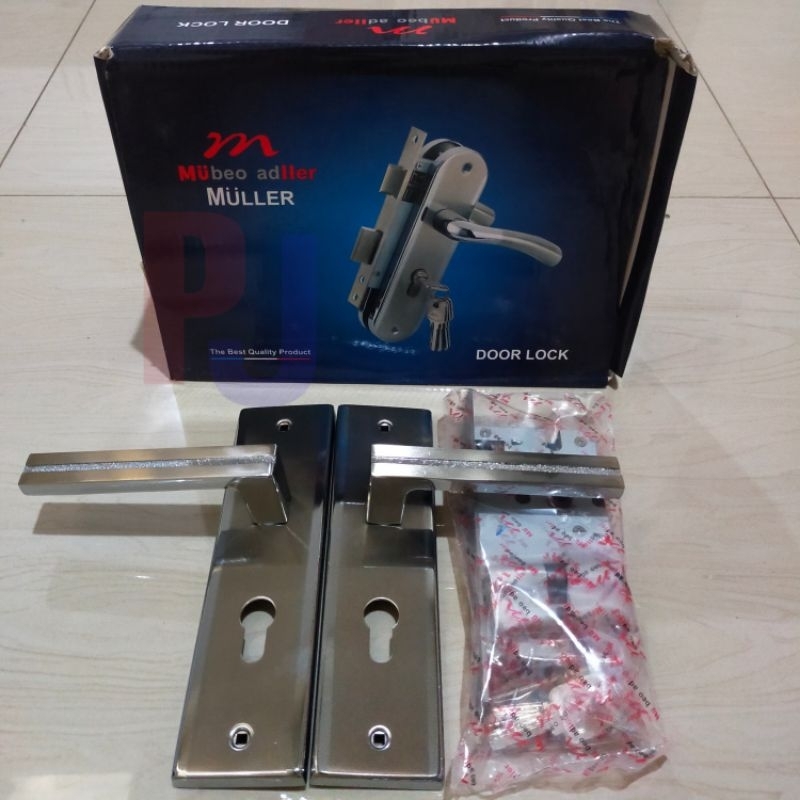 Handle Pintu Kunci Pintu Rumah Set Muller M68212
