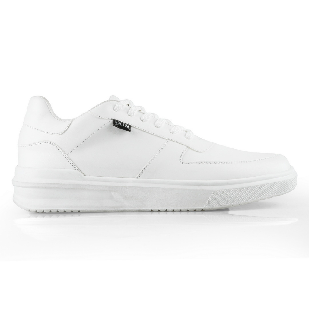 NOCTUR - Sneakers Pria Putih Edward Full White - R-009