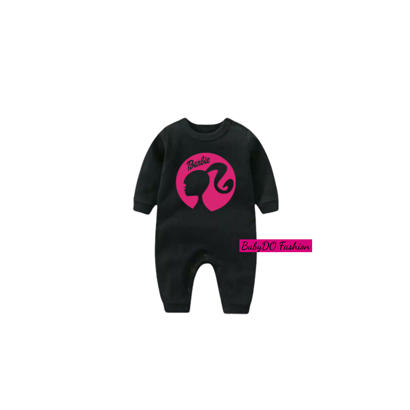BabyDo Romper Bayi BARBIE GLOW / Jumpsuit Bayi Fashion / Baju Jumper Bayi Barbie 2-12 Bulan