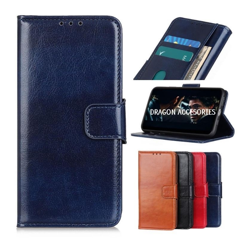 Flip Kulit Tecno Pova 3 4 5 Pro 6 Neo 2 3 Leather Case Sarung Dompet Casing Standing Book Cover Slot
