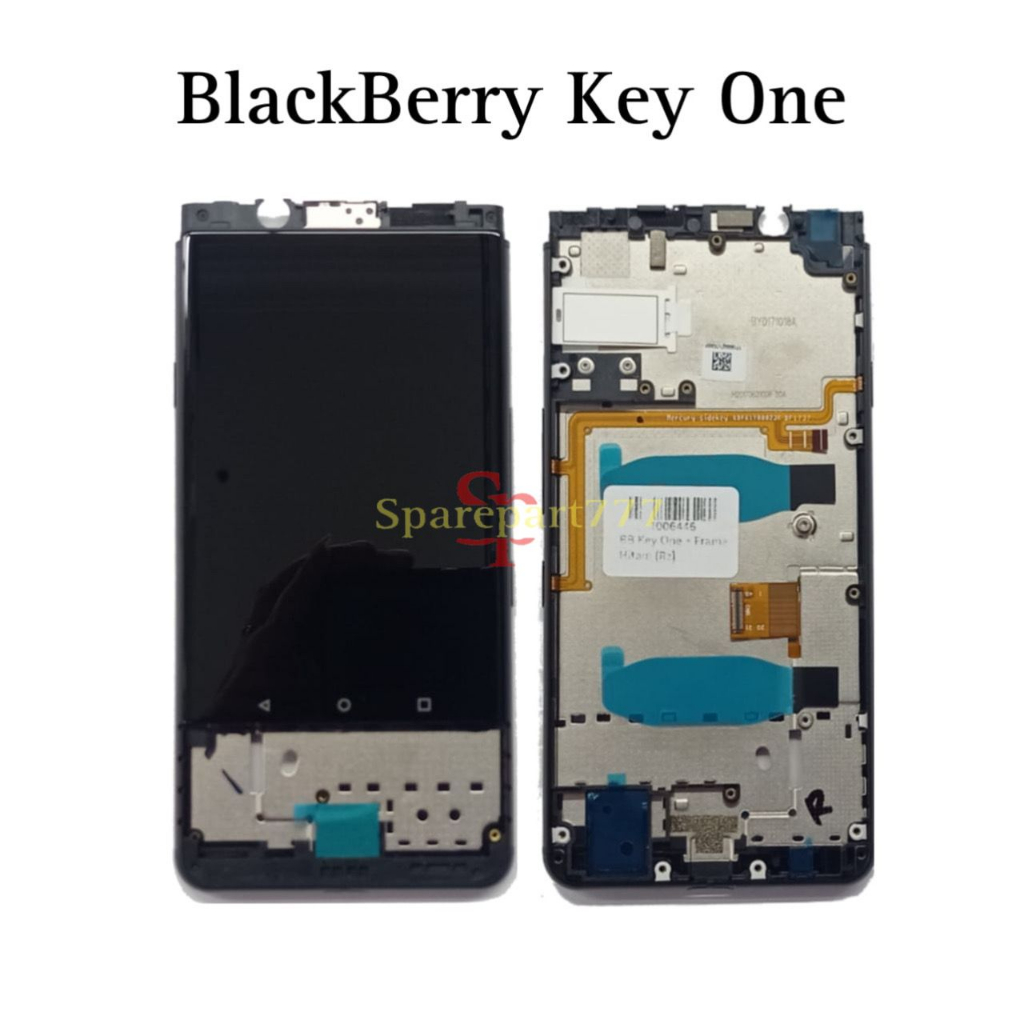 LCD Touchscreen Fullset + Frame BlackBerry Key One / BB KeyOne