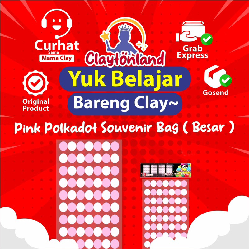 

SON PLASTIK PP ULTAH ANAK SNACK ULANG TAHUN JAJAN PARTY BESAR MOTIF POLKADOT / SOUVENIR PINK POLKADOT BIG (1Pack Isi 10pcs)
