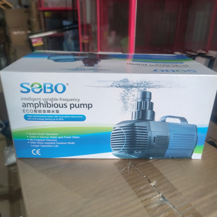 Pompa Aquarium Kolam Amphibious Celup Dan Darat Sobo Bo 9000A / 9000 A