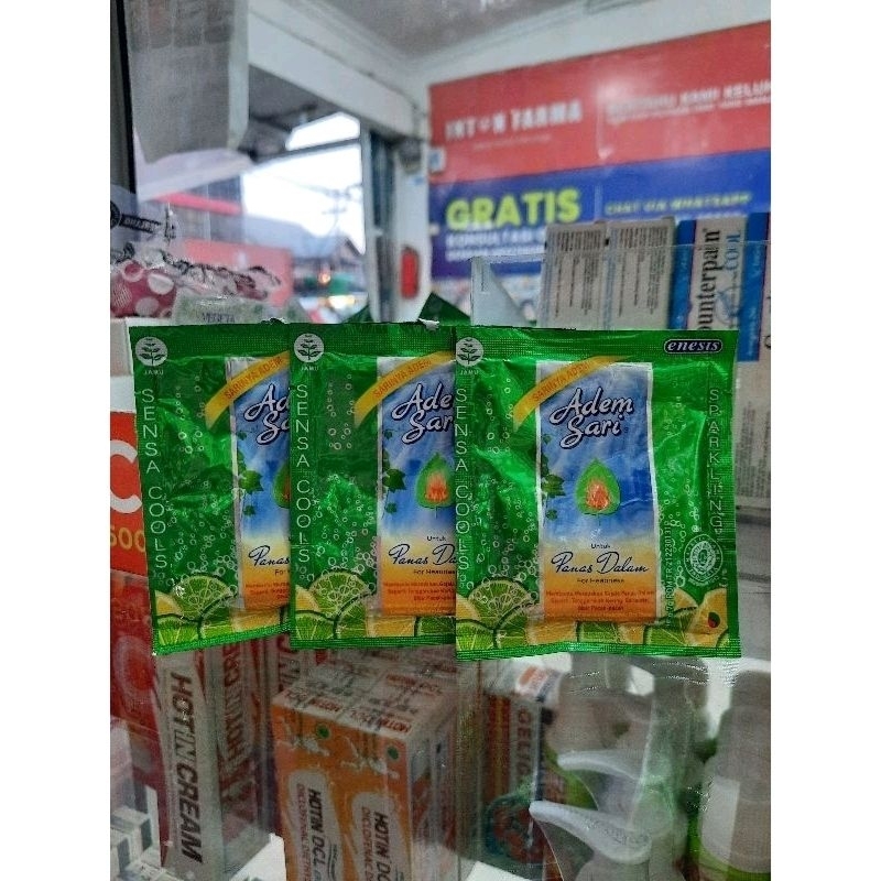 

Adem sari atasi gejala panas dalam 1 sachet