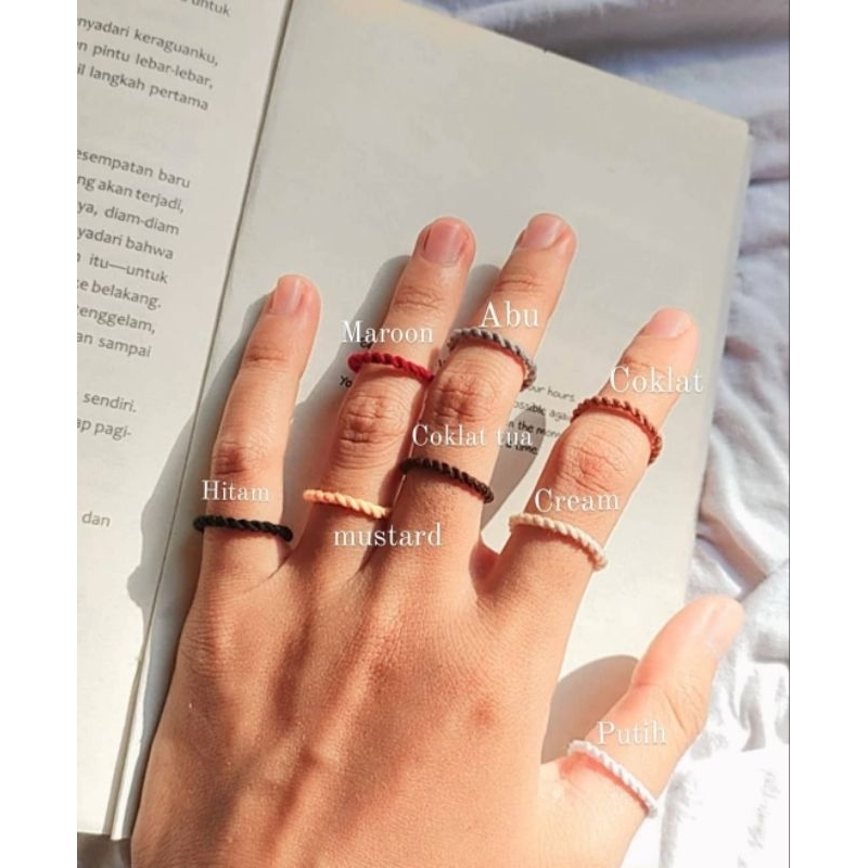 CINCIN TALI SENA POLOS (cincin aesthetic)