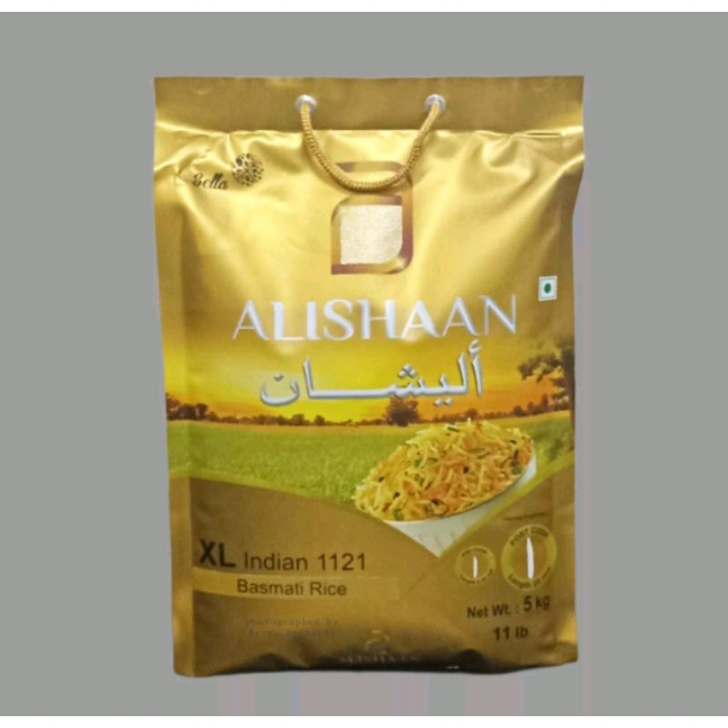 

Beras Basmati Alishaan - Kemasan Asli 5 kg