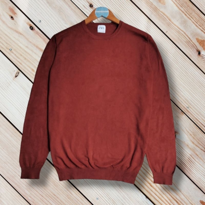 SWEATER RAJUT ZARA KNITWEAR PRIA WANITA SWEATER