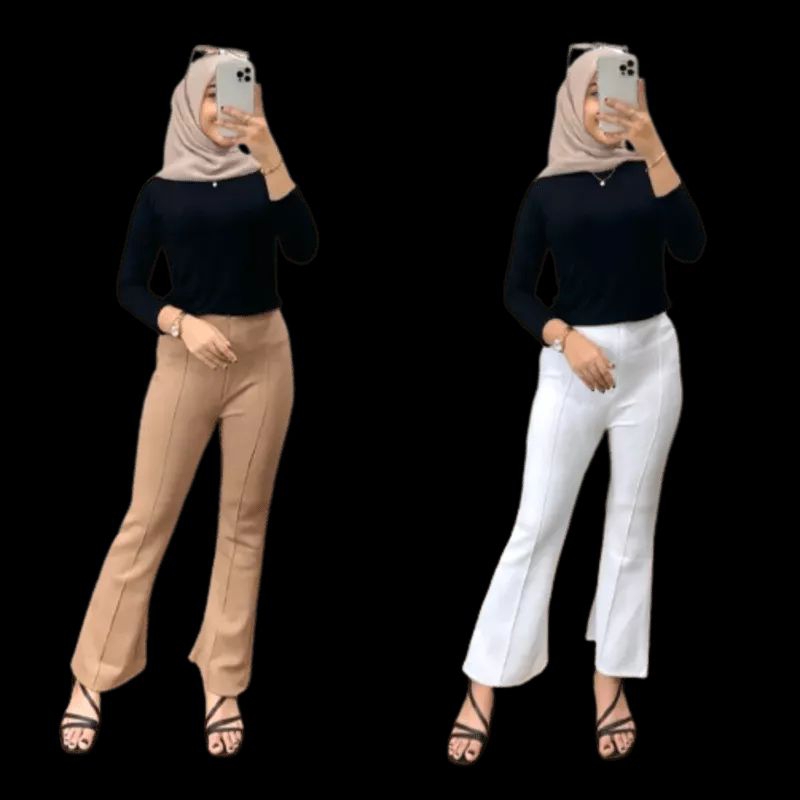 Celana Putih Cutbray wanita khusus putih