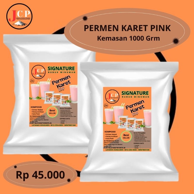 

PERMEN KARET PINK MIX GULA BUBUK MINUMAN SIGNATURE