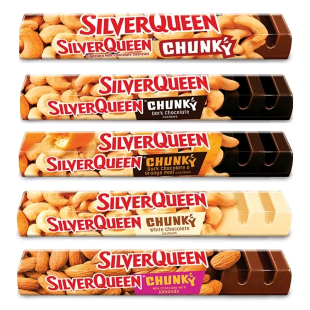 

SILVER QUEEN CHUNKY BAR 30 GRAM & 95 GRAM BESAR / MAKANAN COKELAT / VALENTINE / CEMILAN MANIS / COKLAT